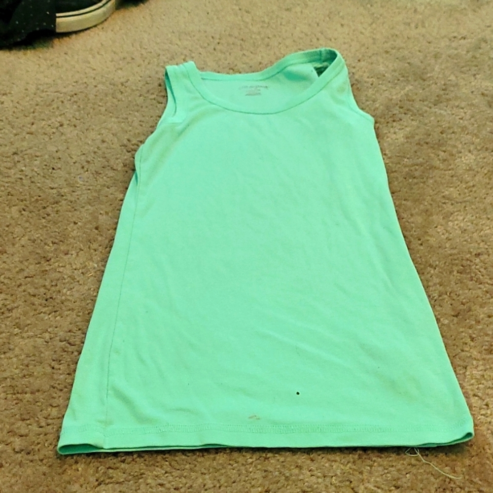 Teal cat and Jack size 10/12 tank top